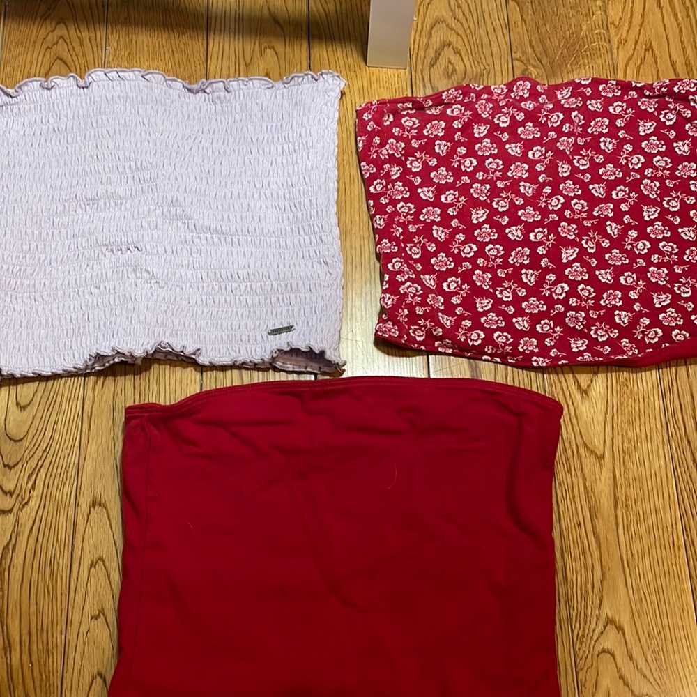 hollister tube tops
